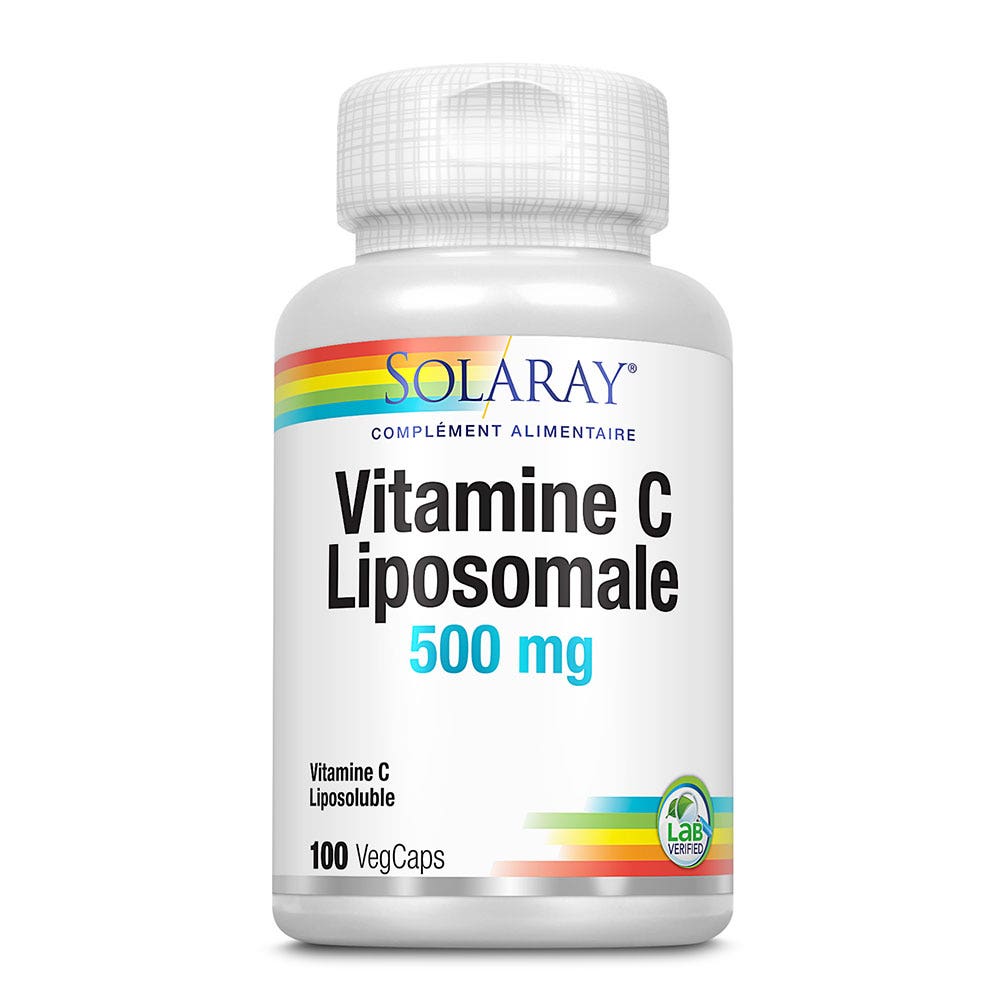 Solaray - Vitamin C 500 mg. - 100 Capsules