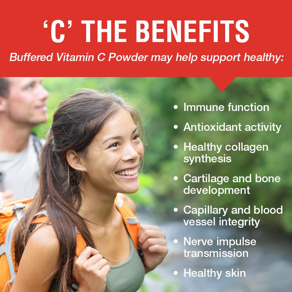 Solaray, Vitamin C Powder Non Acidic 5000mg, 8 Ounce