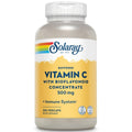 SOLARAY Vitamin C w/Bioflavonoid Complex 500mg Buffered for Easy Digestion Healthy Immune System, Collagen Synthesis & Antioxidant Support 250 VegCaps