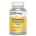 Solaray Vitamin C w/Rose Hips, Acerola & Bioflavonoids, 1000mg, Supports Immune Function & Healthier Skin, Hair, Nails Non-GMO, Vegan, 100 CT