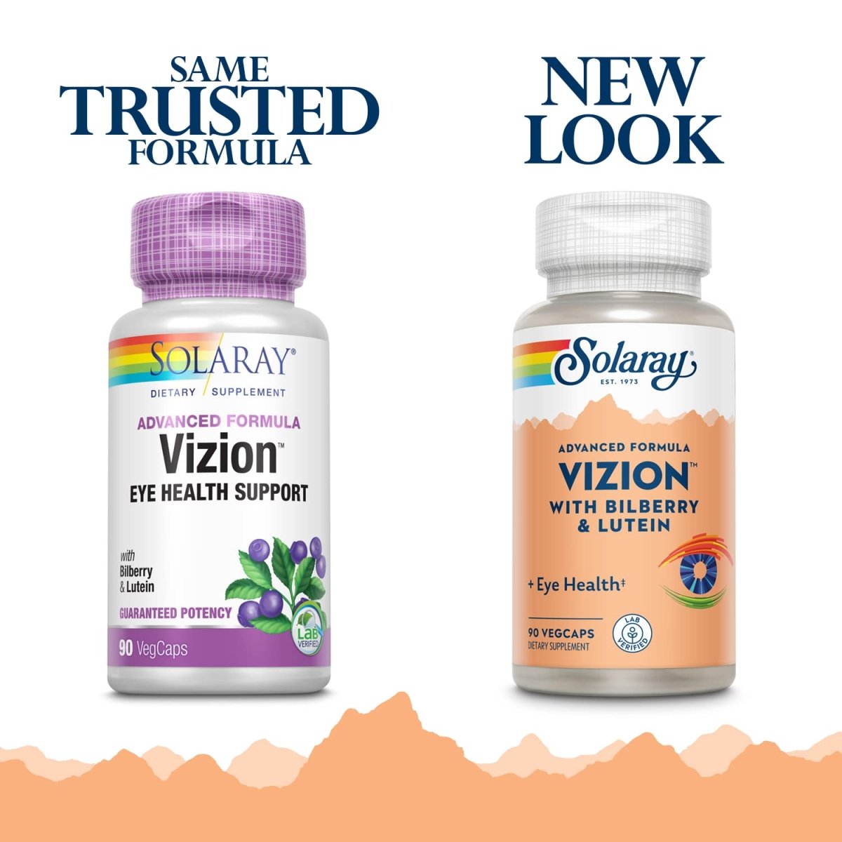 SOLARAY Vizion, Veg Cap (Btl-Plastic) 42mg | 90ct