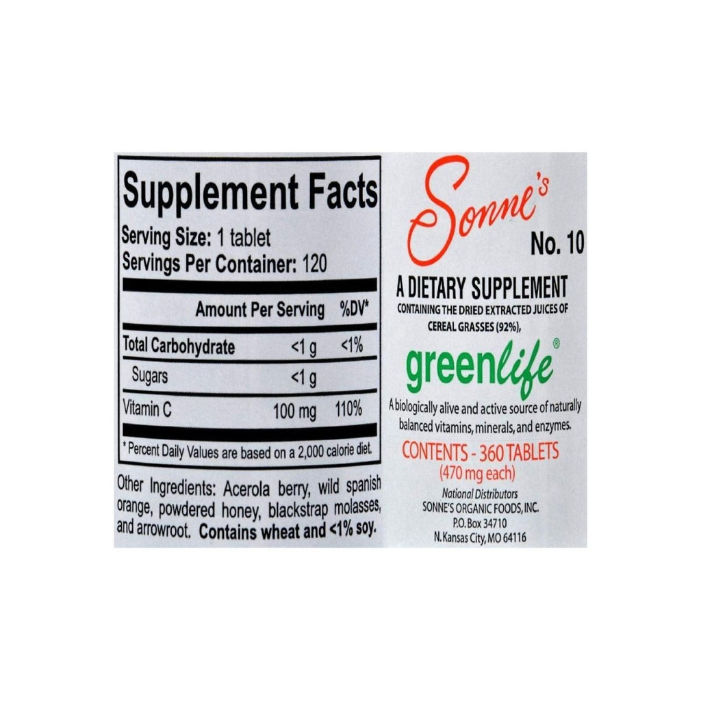 Sonne's - Natural Source Vitamin C #17 - 120 Tablets