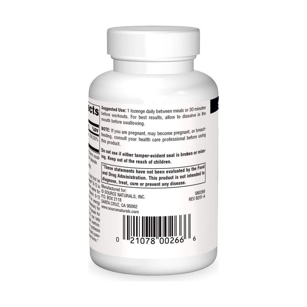 Source Naturals - Dibencozide Coenzymated B12 Sublingual - 120 Tablets
