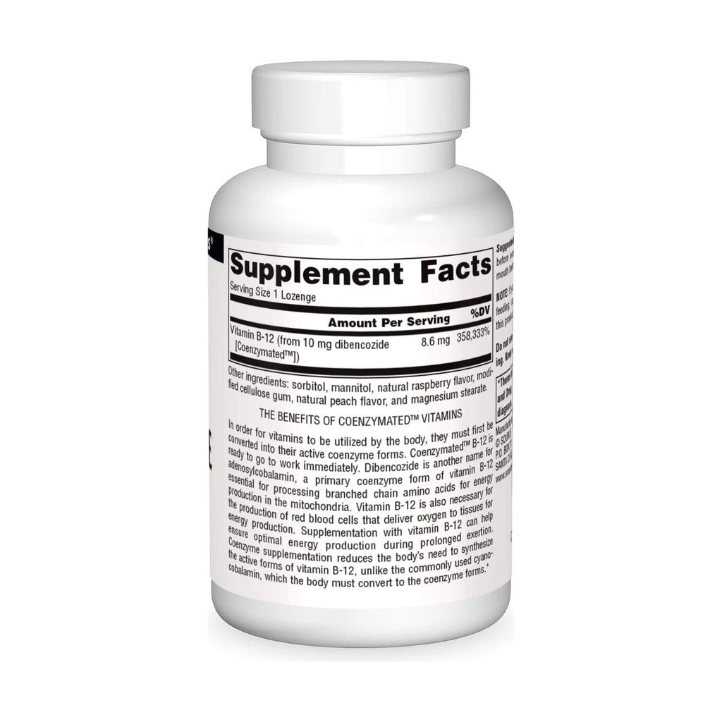 Source Naturals - Dibencozide Coenzymated B12 Sublingual - 120 Tablets