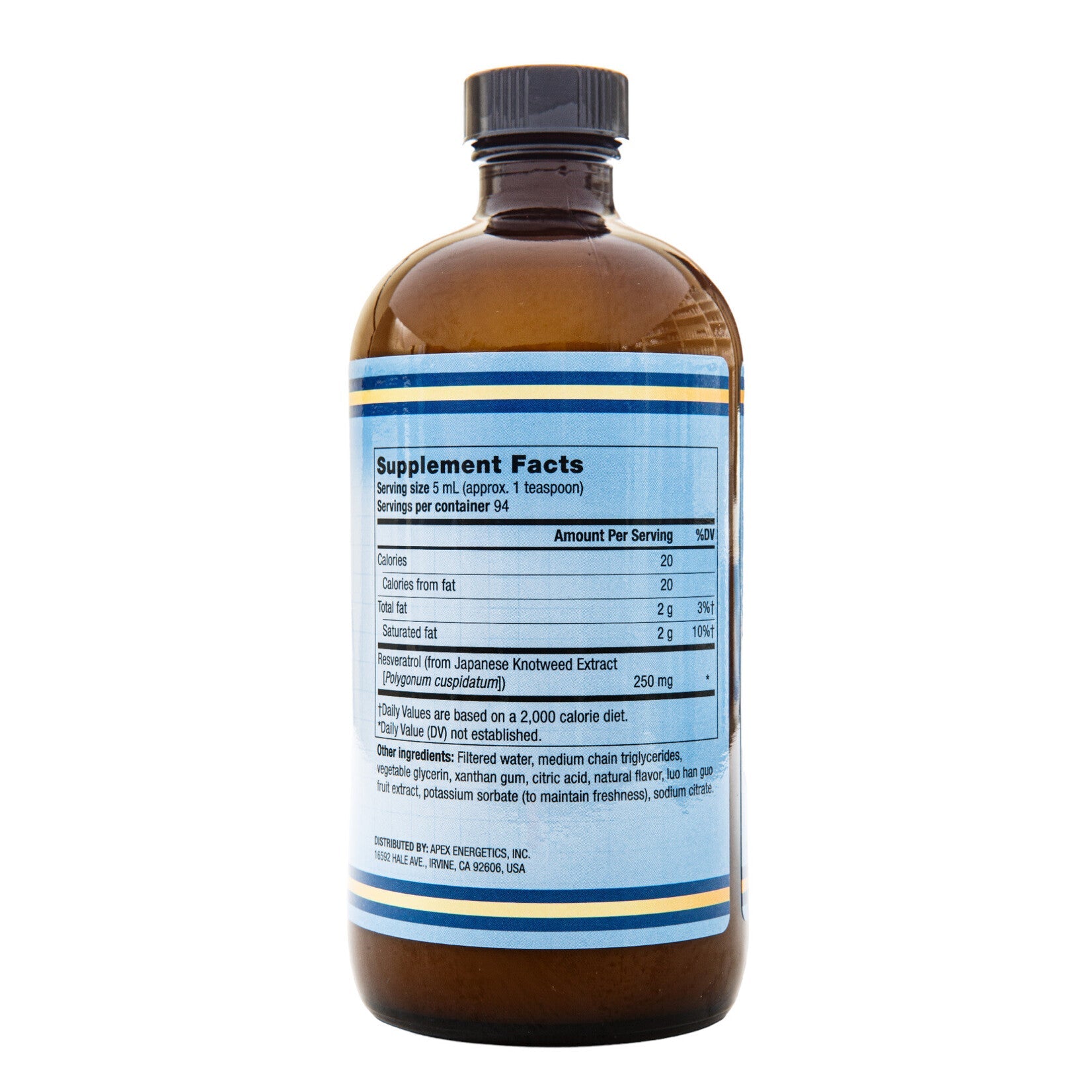 Apex Energetics K-110 Resvero Active (16 Fl. Oz.)