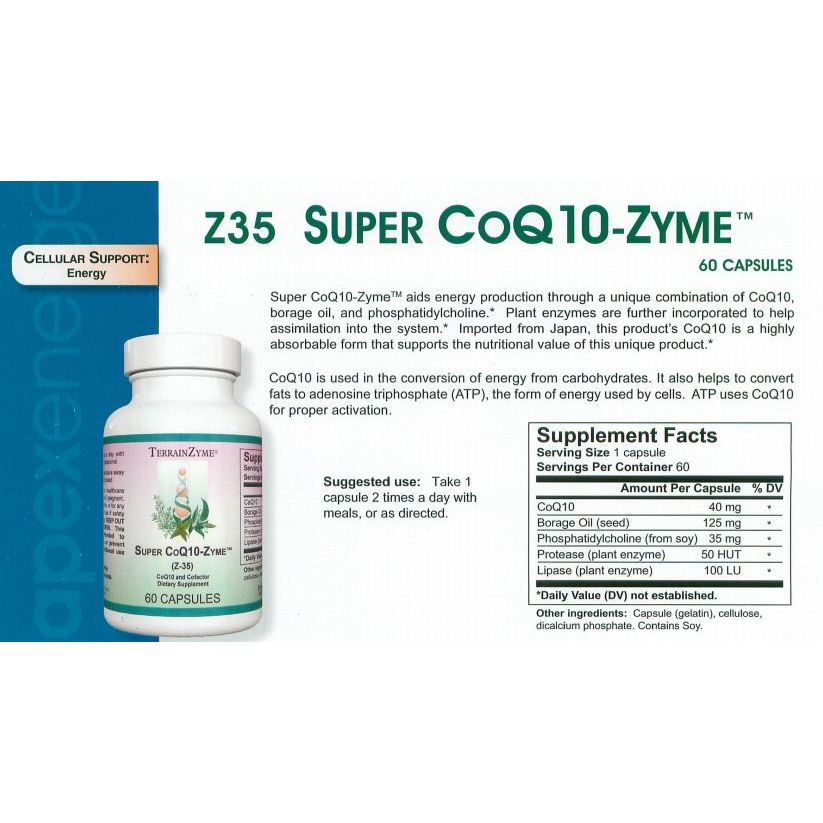 Super CoQ10-Zyme (Z-35) by Apex Energetics