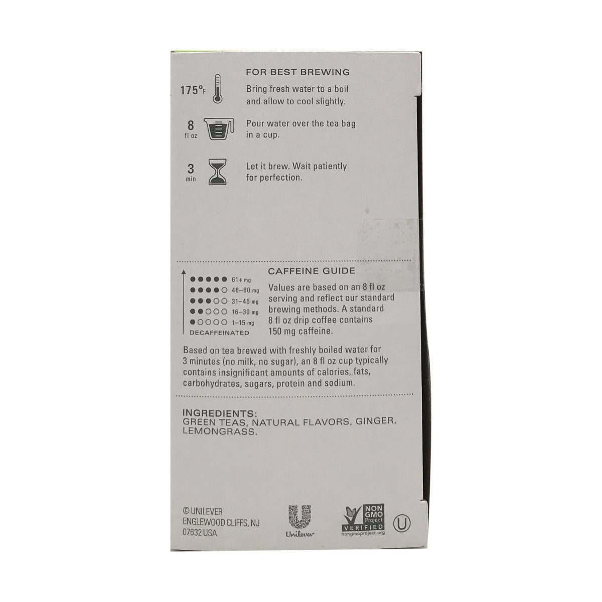 Tazo - Green Tea Green Ginger - 20 Tea Bags