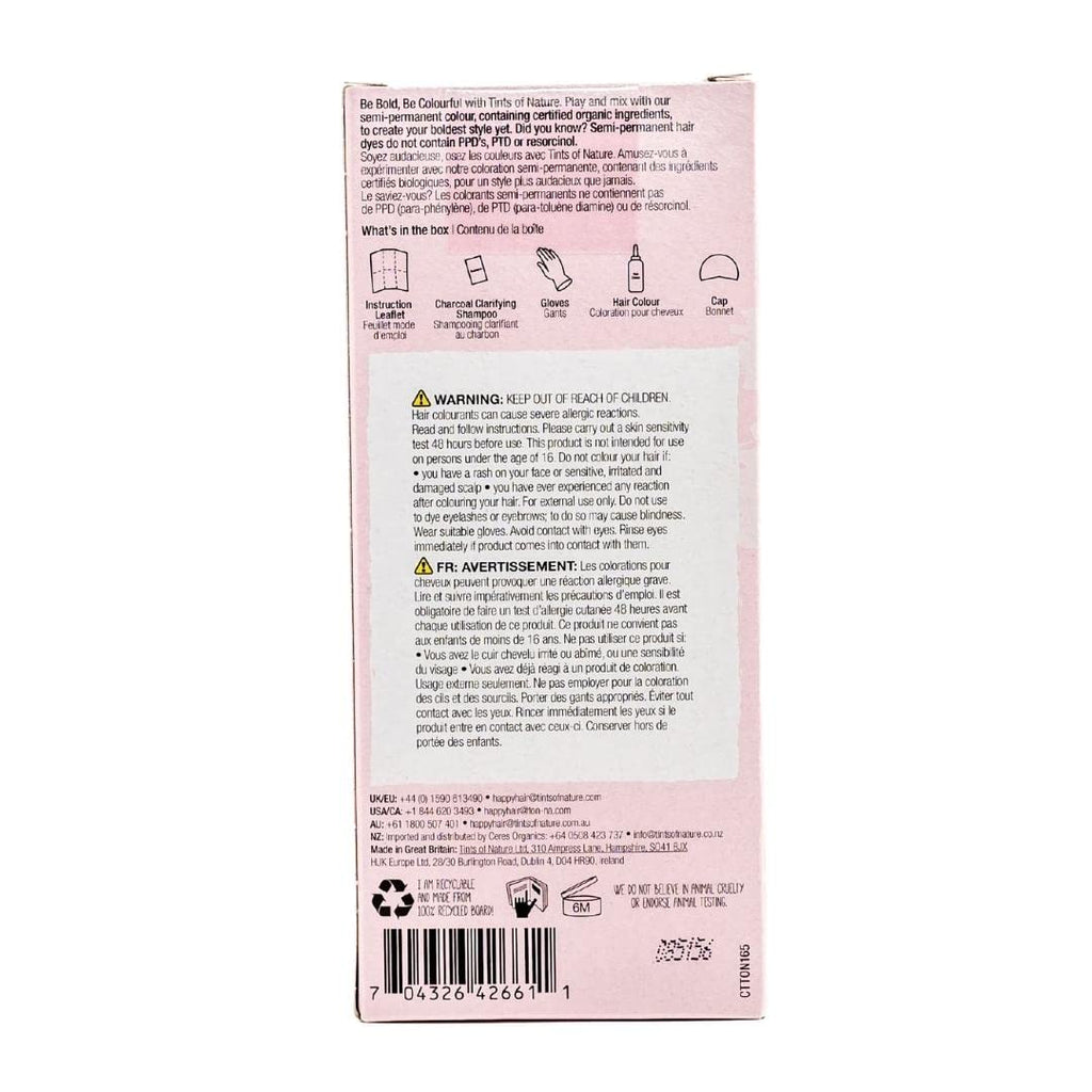 Tints Of Nature - Semi-Permanent Hair Color Bold Pink - 2.46 fl. oz.