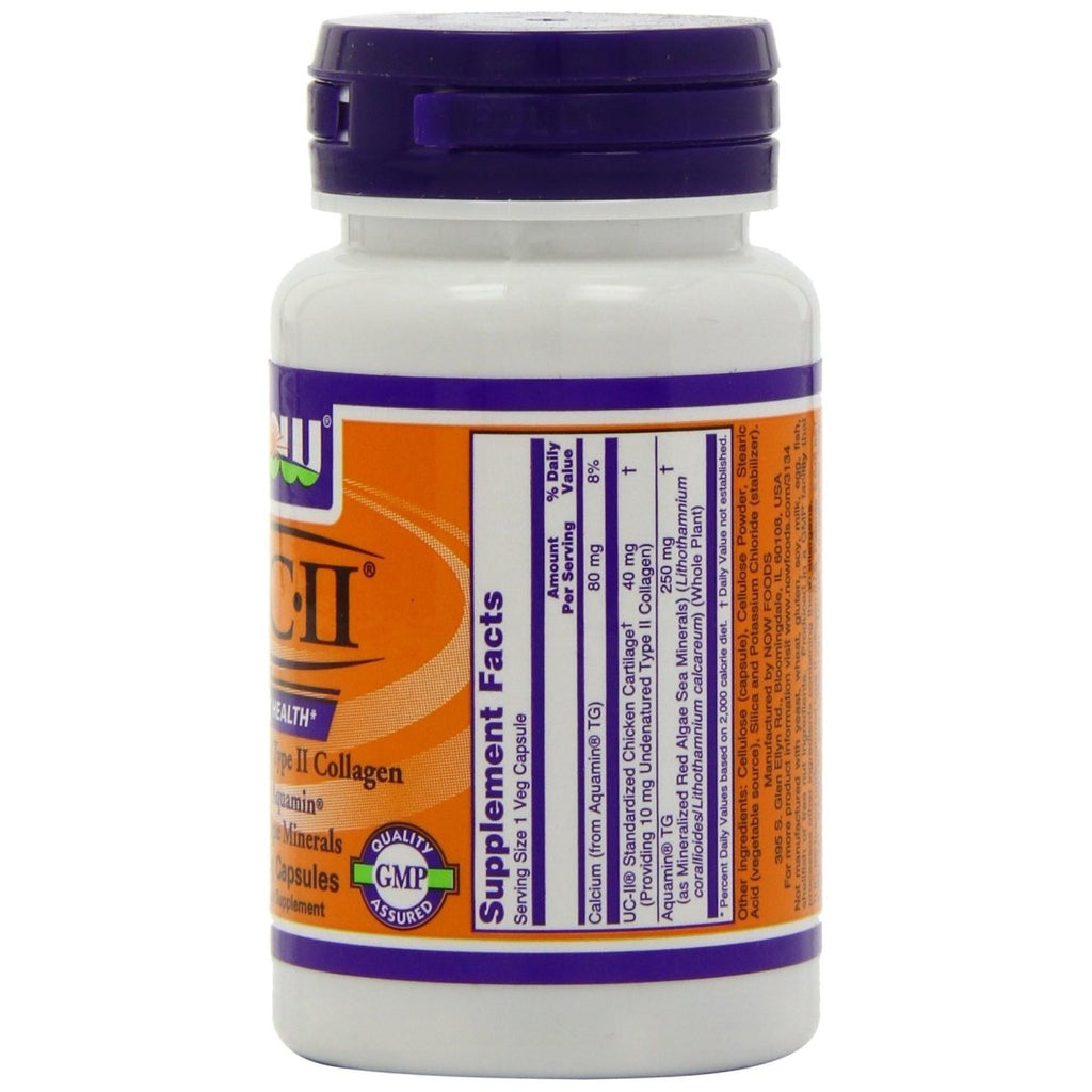UC II Joint Health Undenatured Type II Collagen 60 VegiCaps (Pack of 2)