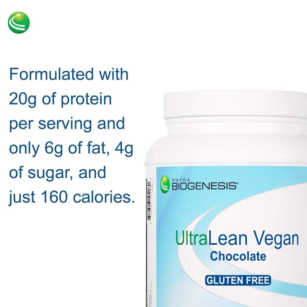 UltraLean Vegan Chocolate - Nutritional Plant-Based Protein Supplement, 1.4 Lb 10426