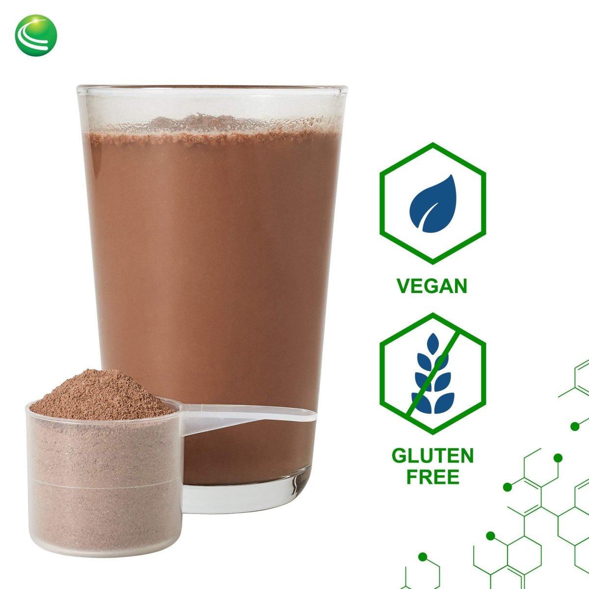 UltraLean Vegan Chocolate - Nutritional Plant-Based Protein Supplement, 1.4 Lb 10426