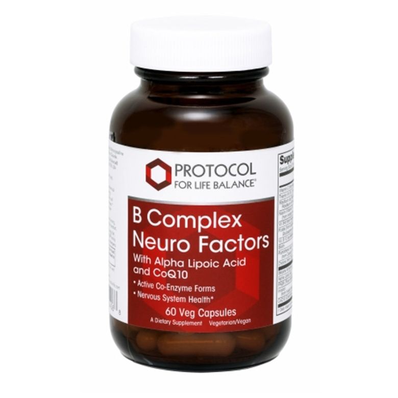Protocol For Life Balance B Complex Neuro Factors 60 Vcaps - P0406