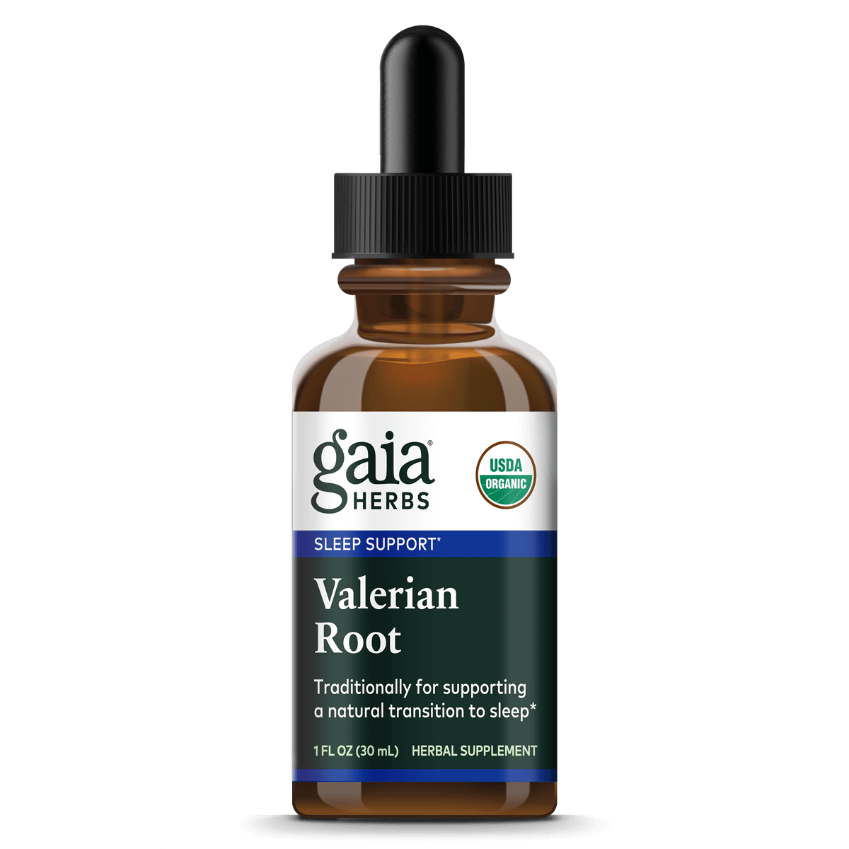 Valerian Root Extract - Organic [1 Fluid Ounce] Gaia Herbs