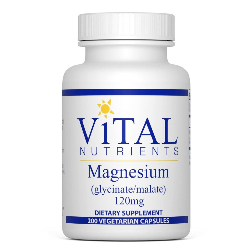 Vital Nutrients Magnesium Glycinate/Malate 200 Vcap
