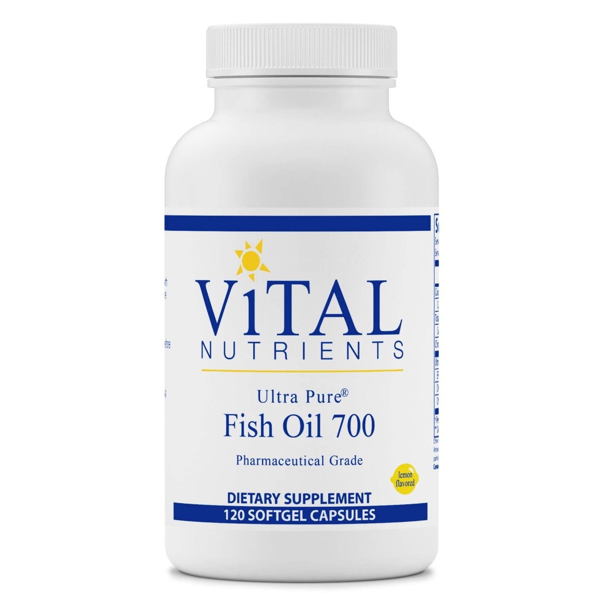 Vital Nutrients Ultra Pure Fish Oil 700 120 Softgels