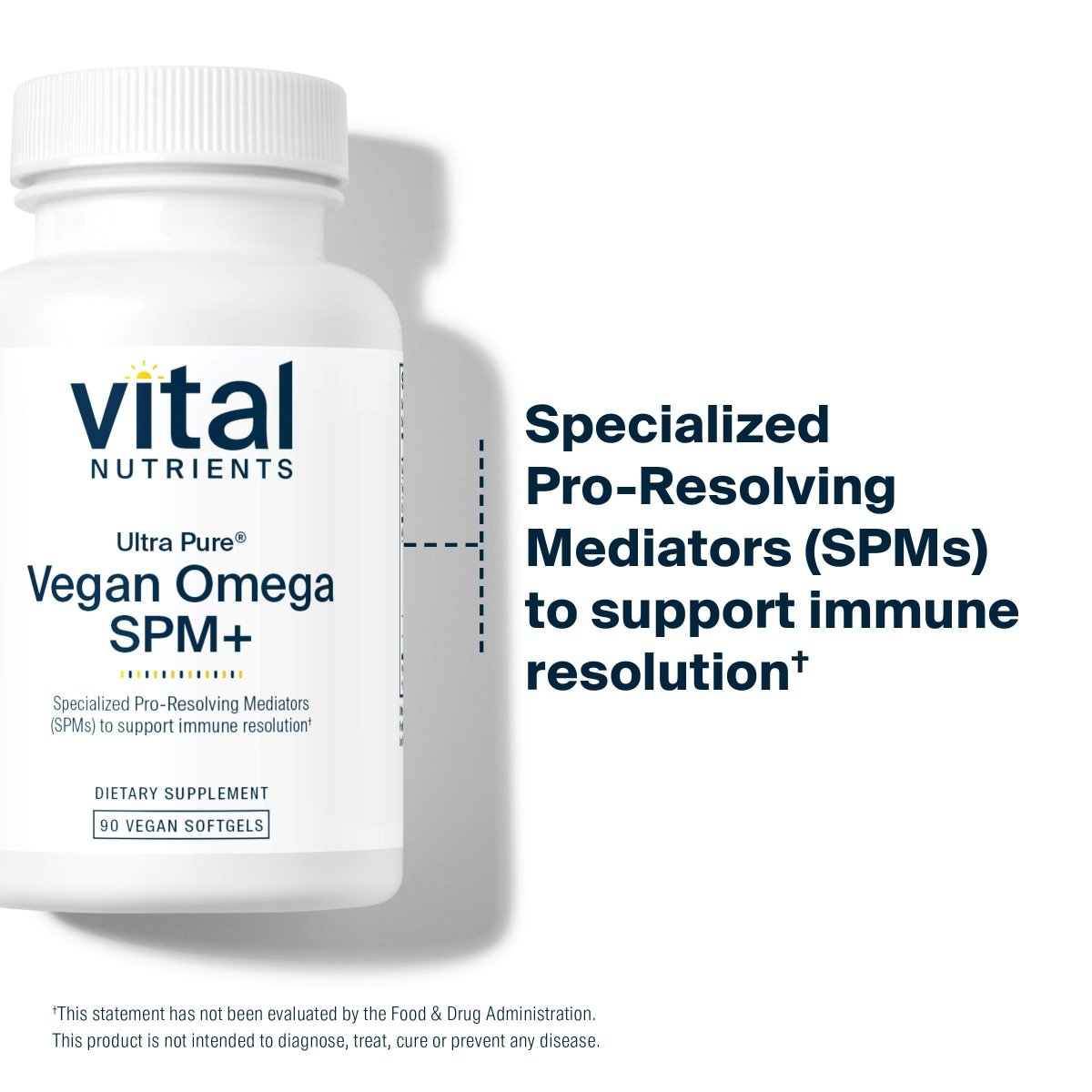 Vital Nutrients Ultra Pure Vegan Omega SPM  90 Mini Softgels