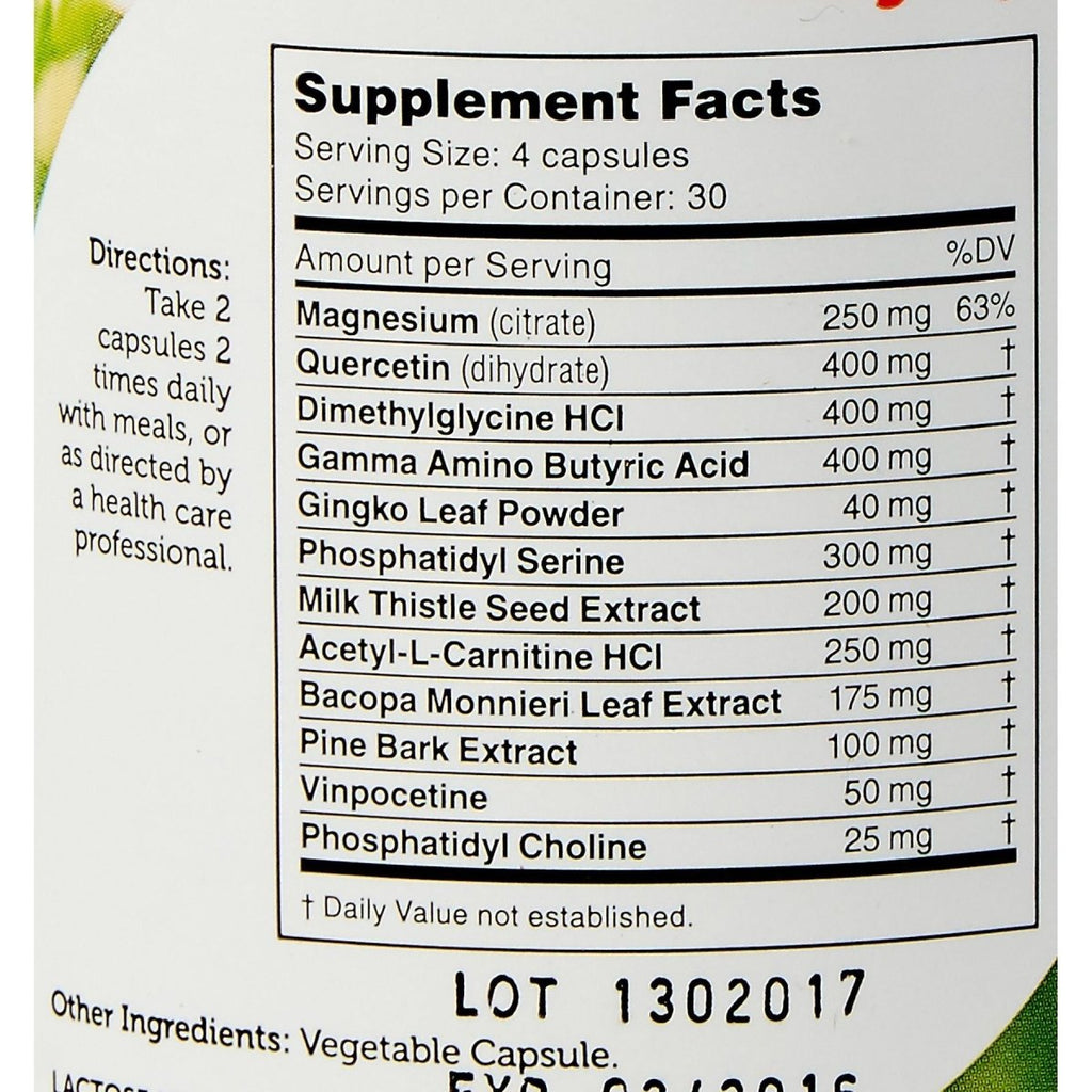 Zahler - AdultFocus Cognitive Health Support - 60 Capsules -