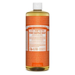 Dr. Bronner's Organic Pure Castile Liquid Soap Tea Tree 32 fl oz