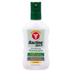 Bactine Max Cleansing Spray, Pain Relieving, 5 Fluid Ounce
