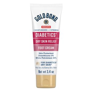 Gold Bond Ultimate Diabetic Dry Skin Relief Foot Cream - 3.4 Oz