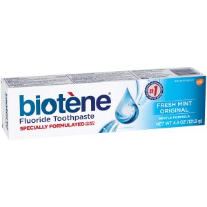 Biotene Fresh Mint Original Fluoride Toothpaste, 4.3 Ounce