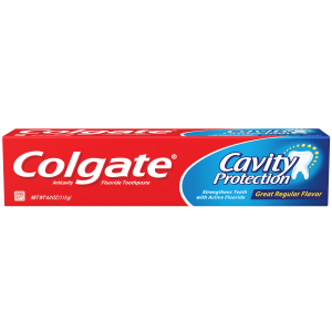 Colgate Cavity Protection Toothpaste with Fluoride, Great Regular Flavor, 4 oz