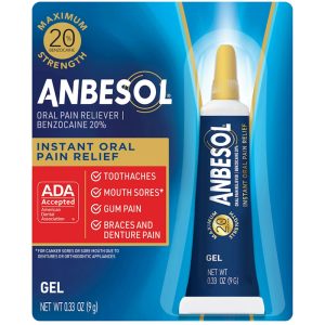 Anbesol® Instant Oral Pain Relief – Maximum Strength Gel (0.33 oz)