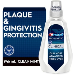 Crest Pro Health Clinical Deep Clean Mint Mouthwash - 32 Fl Oz