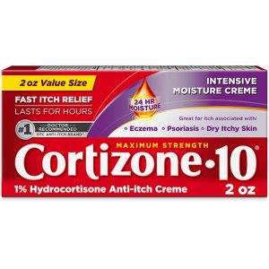 Cortizone-10 Intensive Moisture Anti-Itch Creme, Maximum Strength, 2 oz
