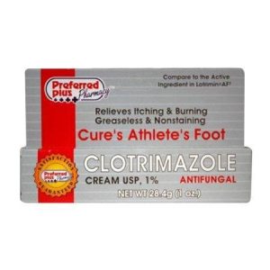 Clotrimazole Preferred Plus Antifungal Cream 1 Percent, 1 Oz