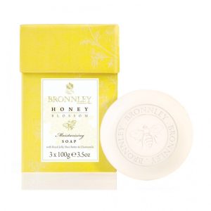 Honey Blossom Box Of 3 Soaps By Bronnley (100gea Soap Box)
