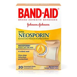 Band-Aid Brand Infection Defense with Neosporin – 20 Count (Assorted)