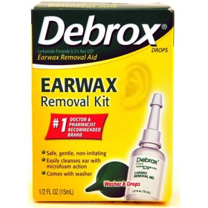 Debrox Earwax Removal Kit, Includes Drops And Ear Syringe Bulb, 0.5 Oz