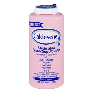 Caldesene Medicated Protecting Powder, Cornstarch & Zinc Oxide, Baby Diaper Rash Treatment, 5 oz