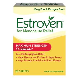 Estroven Caplets Maximum Strength Menopause Relief + Stress 28 ct