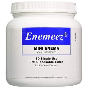 Enemeez Mini Enema 283mg, 30 Count – Fast-Acting Constipation Relief