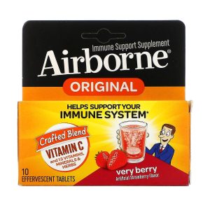 Airborne® Immune Support – Original Effervescent Tablets - Very Berry Flavor