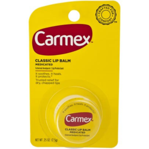 Carmex Classic Lip Balm Medicated, 0.25 oz Jar – Soothing Relief for Dry, Chapped Lips