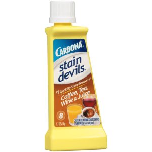 Carbona Stain Devils Coffee, Tea, Wine & Juice Spot Remover 1.7 Oz. Squeeze Bottle