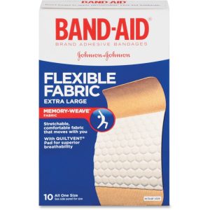 Band-Aid Flexible Fabric  Bandages 10 Ea Box