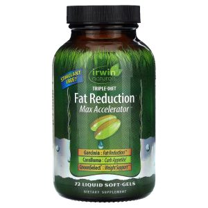 Irwin Naturals Triple Diet Fat Reduction Max Accelerator - 72 Liquid Softgels