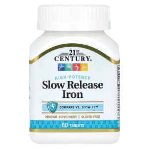 21st Century Iron 45Mg Slow Release,Tablets 60Ct