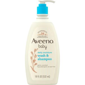 Aveeno Baby Daily Moisture Gentle Bath Wash & Shampoo – 18 fl. oz.