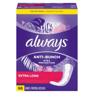 Always Daily Liners, Xtra Protection, Extra Long, Double Pack