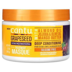 Cantu Grapeseed Strengthening Treatment Masque, 12 Oz (340 G)