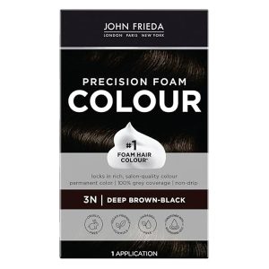 John Frieda Precision Foam Colour – 3N Deep Brown Black (1 Kit)