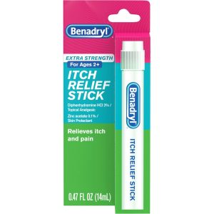 Benadryl Extra Strength Itch Relief Stick - 0.47 oz - Topical Antihistamine & Analgesic
