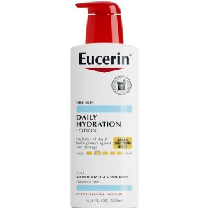 Eucerin Daily Hydration Broad Spectrum SPF 15 Body Lotion Unscented - 16.9 Fl Oz