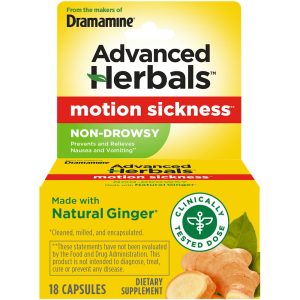 Dramamine Naturals Non-Drowsy Motion Sickness Relief - 18 Capsules