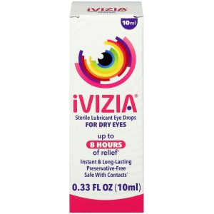 iVizia Sterile Lubricant Eye Drops For Dry Eyes - 0.33 Fl Oz